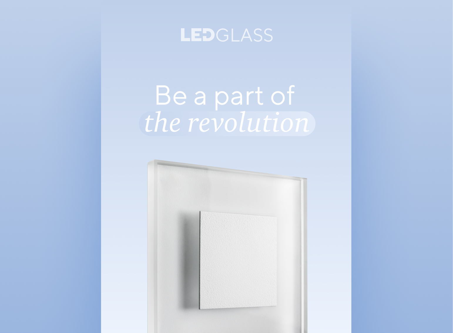 Led Glass project design